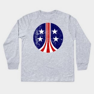 USCM Stars and Stripes Kids Long Sleeve T-Shirt